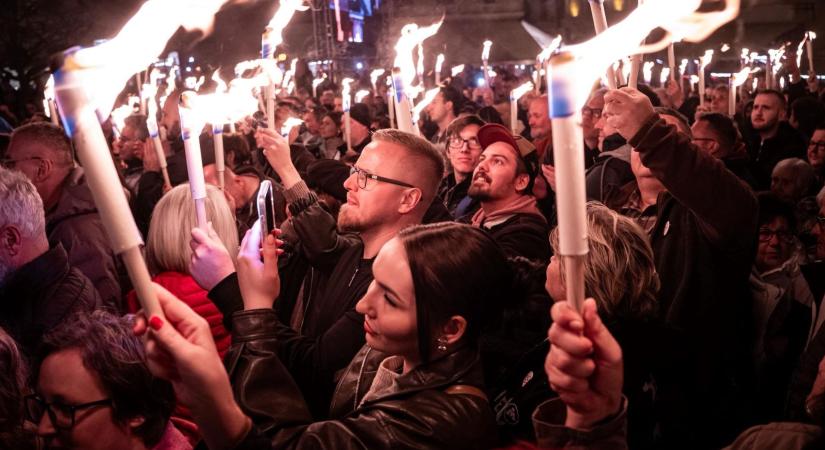 Magyar Péter: A Nemzeti Menetet a Holdról és Moszkvából is lehet majd látni