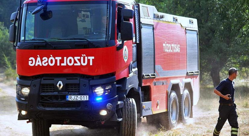 Munkagödörből mentettek ki egy férfit a tűzoltók