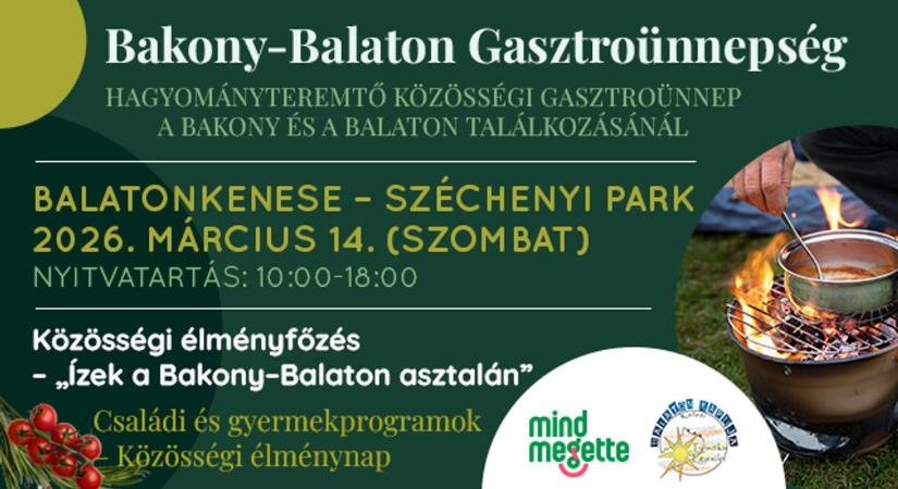 Bakony–Balaton Gasztroünnepség 2026