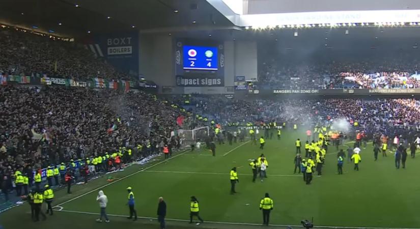 Óriási balhé Európa egyik legnagyobb focirangadóján: Szurkolók és rendőrök is megsérültek a pályán - videók