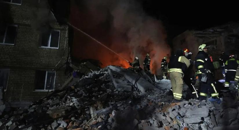 Durva dróntámadás érte Ukrajnát – videó