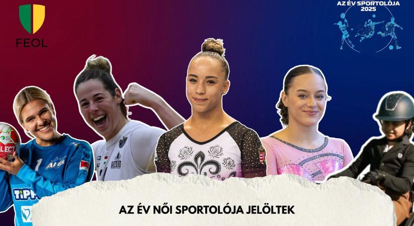 Íme az Év sportolója 2025 közönségszavazás Év női sportolója címének jelöltjei