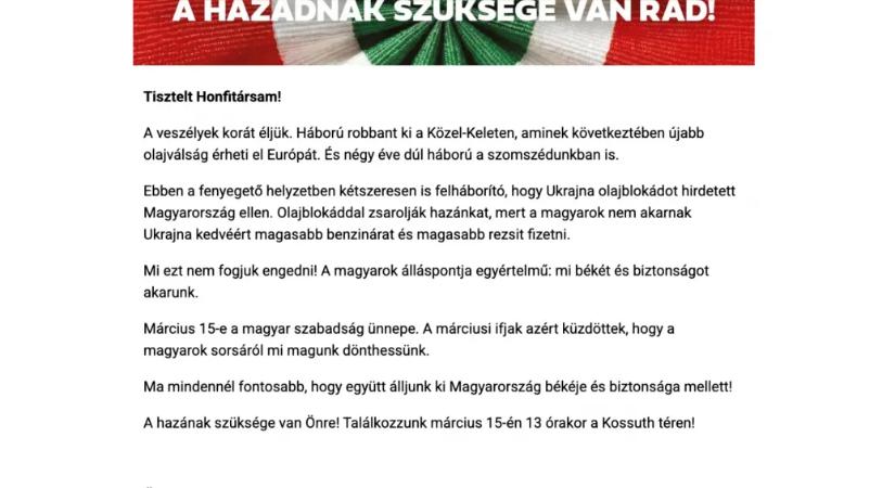 Már a vakcinainfós emailcímeken is ukránveszéllyel fenyeget Orbán Viktor