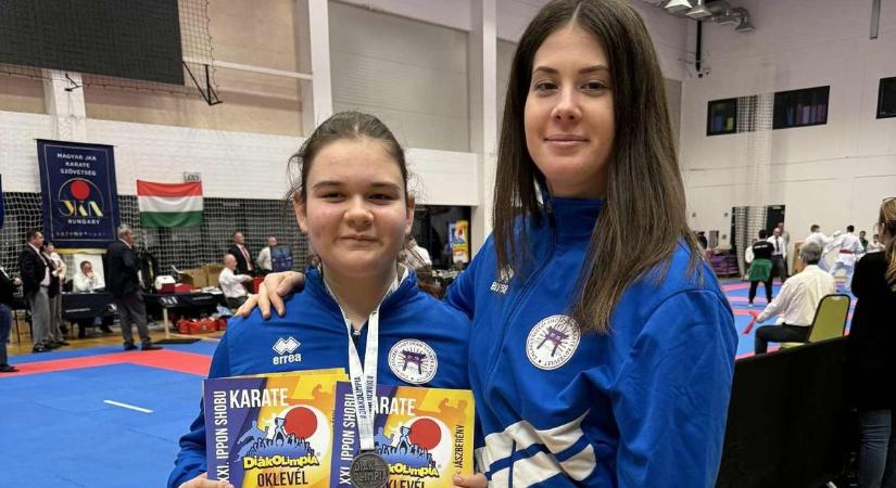 Ujj Rebeka ezüstérmes a karate diákolimpián