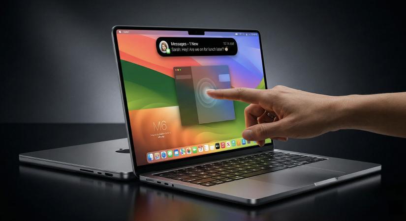 Még idén jöhet az első érintőkijelzős MacBook, az M6-os MacBook Ultra