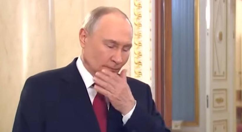 Putyinra rátört a köhögésroham egy videóban: most a fél világ találgatja, haldoklik-e