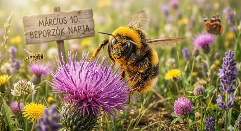 Március 10., a beporzók napja: a világot nem a csúcsragadozók, hanem a szőrös kis virágfutárok tartják egyben