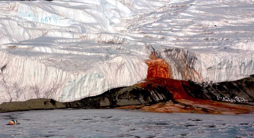 Megfejtették az antarktiszi Vérzuhatag rejtélyét