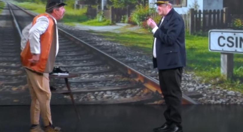 Színpadra lépett Tállai András, Nemcsák Károllyal közösen adott elő egy Magyar Péterre utaló jelenetet