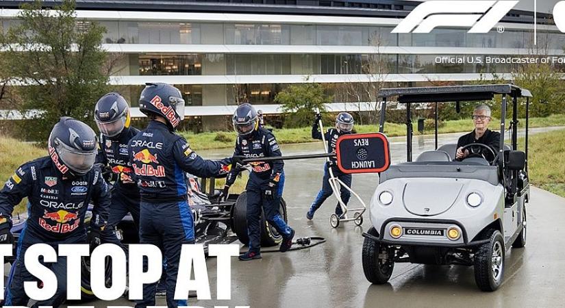 Vicces Forma-1-es videót csinált Tim Cook, az Apple elnöke