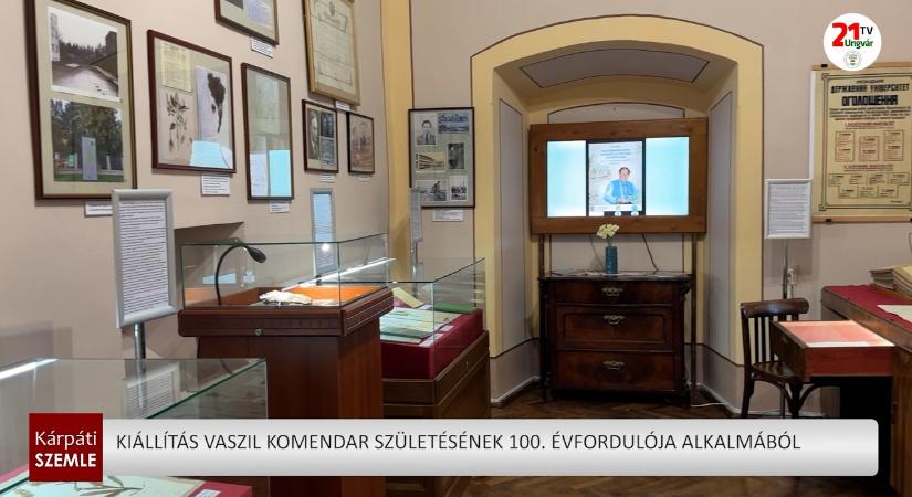 Kiállítás Vaszil Komendar születésének 100. évfordulója alkalmából (videó)
