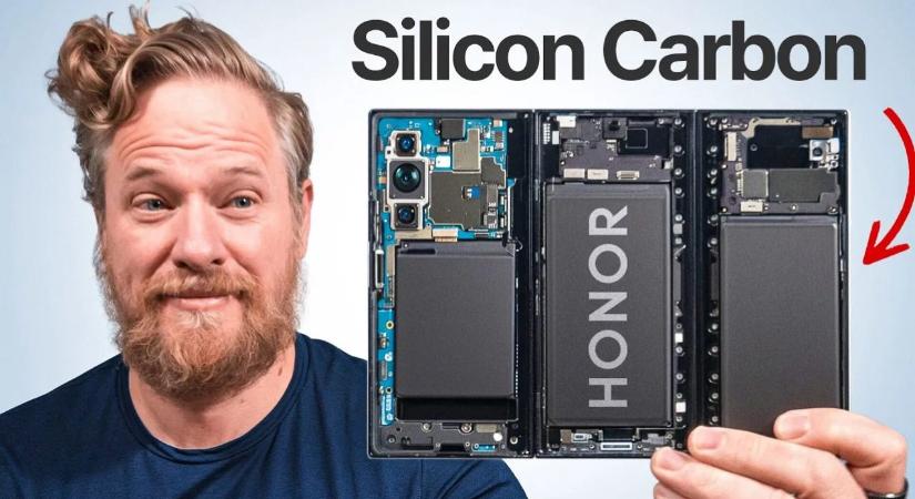 A Honor technológiájával majdnem megkétszerezték a Samsung Galaxy Z TriFold akkumulátorának kapacitását