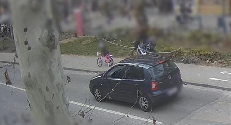 Videó került elő a kiskunfélegyházi autóbalesetről, ami egy bicikliző kisgyerekkel történt – tisztázza, mi történt valójában