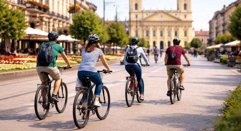Autó helyett kerékpár? Egy debreceni család sokkal többet nyerhet vele, mint gondolná