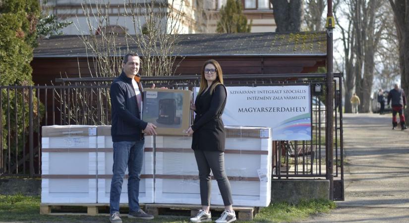 Példamutató: egy zalai cég támogatása nagy segítség a szociális intézménynek