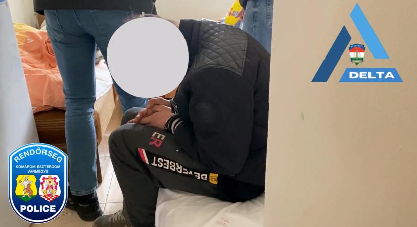 Kristályt és marihuánát árult Esztergomban, elfogták a dílert