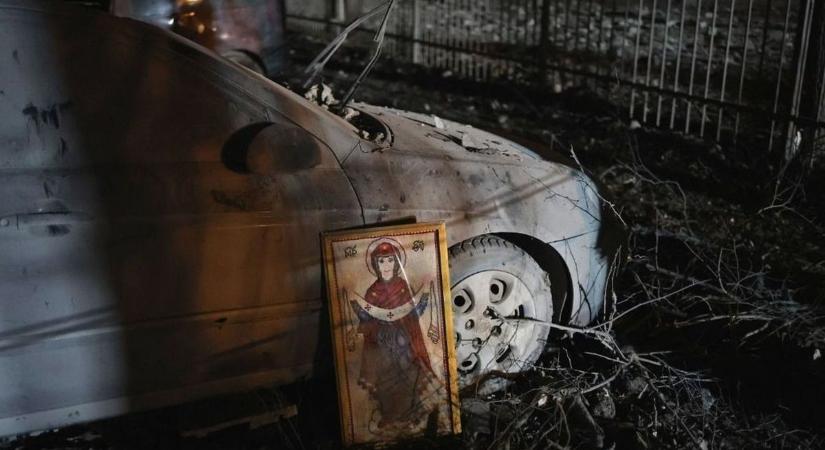 Kegyetlen pusztítás: Dróntámadás érte Ukrajnát