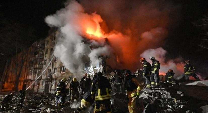 Drónok csapódtak lakóházak közelében: újabb támadás érte Dnyiprót és Harkivot