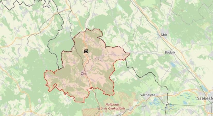Vadat gázolt el egy autó a 82-esen, Csesznek és Zirc között