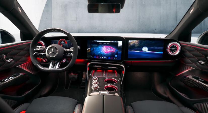 Ehhez az autóhoz még a Hyperscreent is átdolgozta a Mercedes