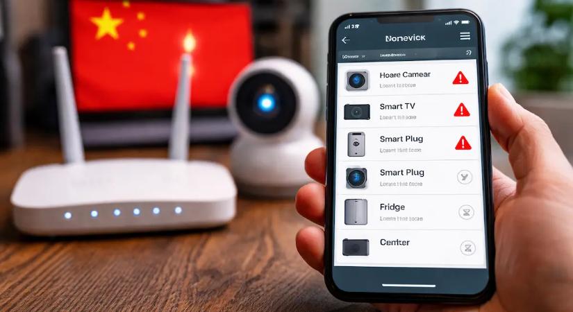Ellenőrizze, milyen eszközök csatlakoznak az otthoni hálózatához, mert egyes készülékek érzékeny adatokat küldhetnek Kínába