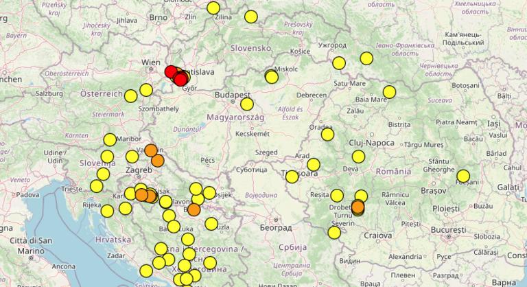 Egy napon belül másodjára mértek földrengést a magyar-szlovák határnál