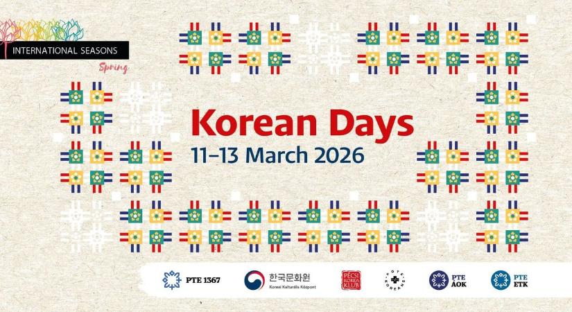 Távol-keleti hangulat a PTE-n: három nap a koreai kultúráért!