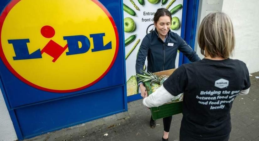 Öt év alatt 70%-ra növelné a brit Lidl a megmentett élelmiszerek arányát