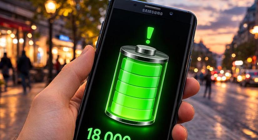 Brutális kapacitású, 18.000 mAh-s akkut készít telefonjaihoz a Samsung