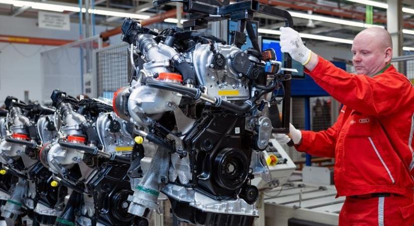 Mérföldkő a győri Audinál: 10 millió négyhengeres benzinmotornál járnak
