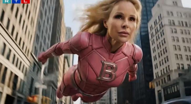 Köllő Babett AI-szuperhősként igyekszik a szíveket meglágyítani