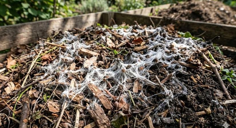 Fehér penész a komposztban – pánik vagy jó jel?