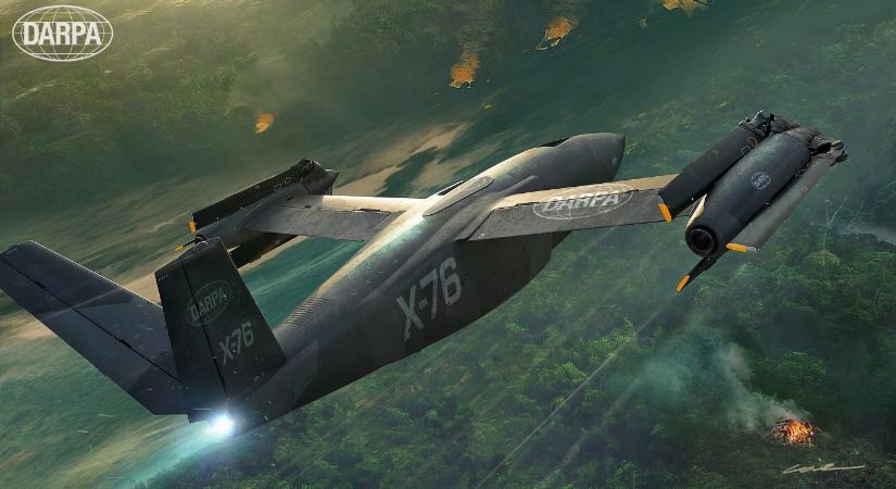 Sugárhajtású gép és helikopter szerelemgyereke az USA új kísérleti repülője, az X–76