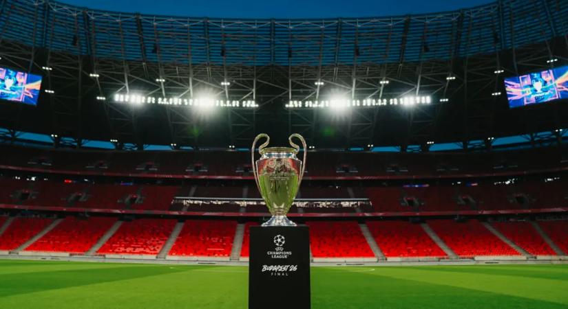 Élőben is megtekinthető Bajnokok Ligája-trófea a Puskás Arénában