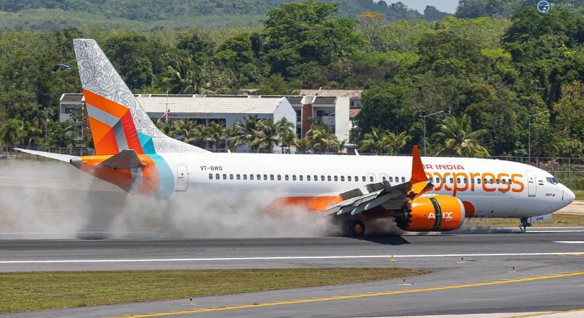 Kicsúszott a kifutópályáról egy Air India gép, lezárták a forgalmas repteret – videó