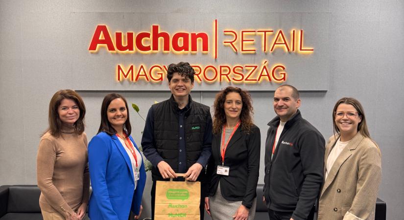 Új mérföldkő az élelmiszermentésben: az Auchan vásárlói átvették a 100 000. Munch csomagot