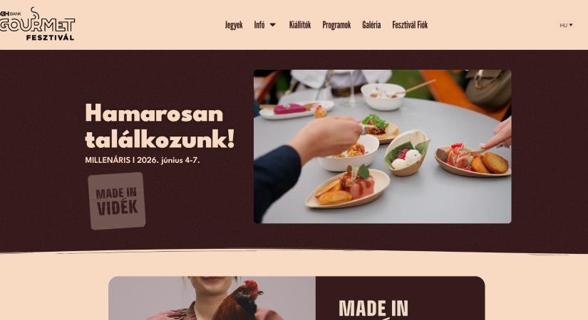 A vidék íze nem múló divat – idén is lesz MBH Bank Gourmet Fesztivál