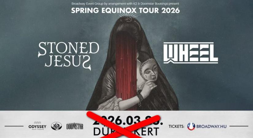 Lemondta budapesti koncertjét a Stoned Jesus