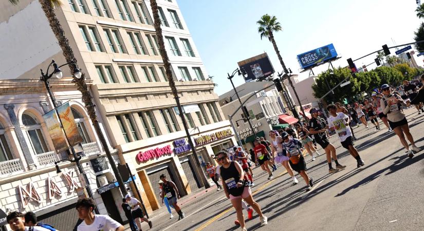A Los Angelesben zajló maratonon elképesztő befutót láthatott mindenki – videó