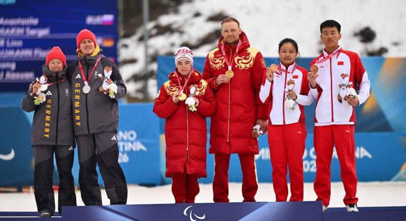 Paralimpia: Tüntetett az orosz győztes ellen egy német sífutó
