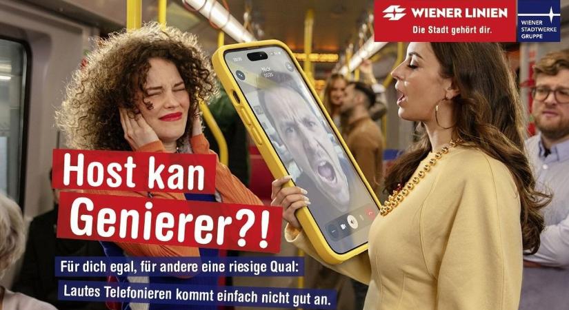 Zavar a hangos zenehallgatás, a kihangosított telefonálás? Bécsben kampányt indítanak a tudatos tömegközlekedésért