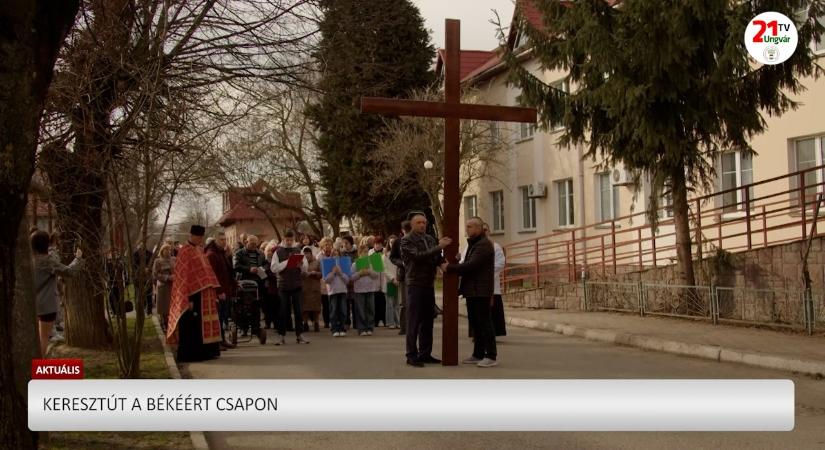 Aktuális (2026.03.11) Keresztút a békéért Csapon (videó)