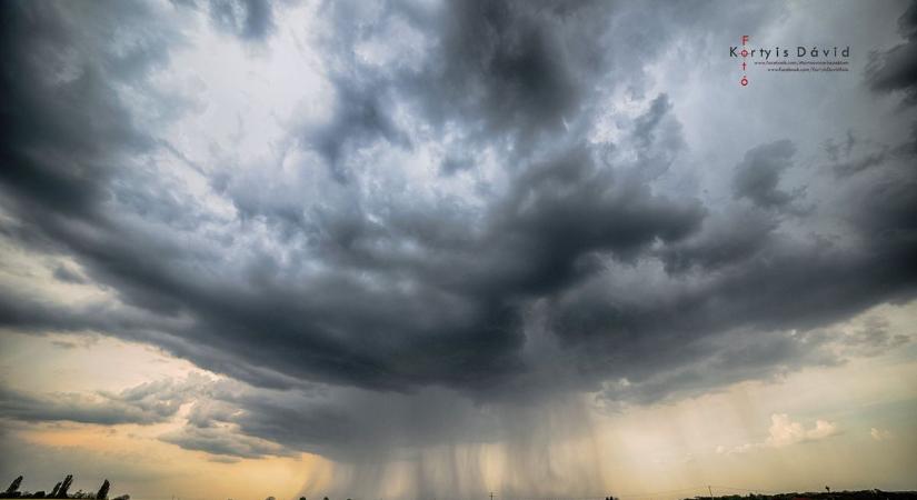 Záporok alakulnak ki, néhol zivatar is kitörhet