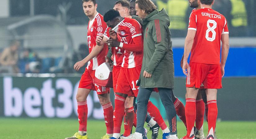 Megsérült a Bayern München védője az Atalanta elleni BL-meccsen