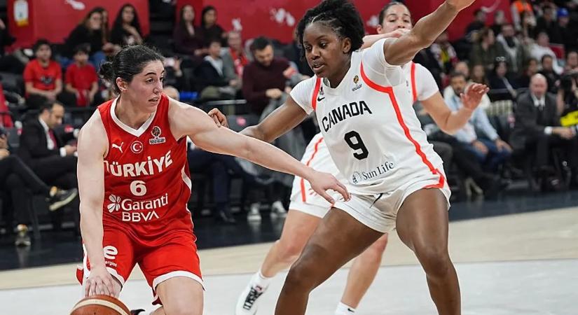 A törökök 19 pontos előnyt adtak le, mégis legyőzték Kanadát a női kosár-vb-selejtezőn