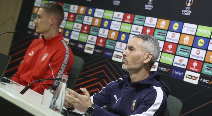Sokoldalúnak tartja a Fradit a Braga-edző és küzdelmes meccsre számít: "A futballban bármi megtörténhet"