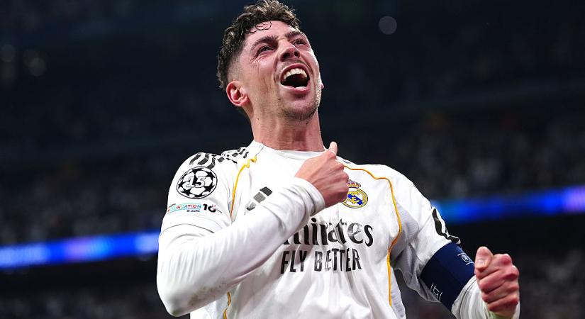 BL: Fede Valverde hármat lőtt a Manchester City védelmének, így magabiztos előnybe került a Real Madrid – videóval