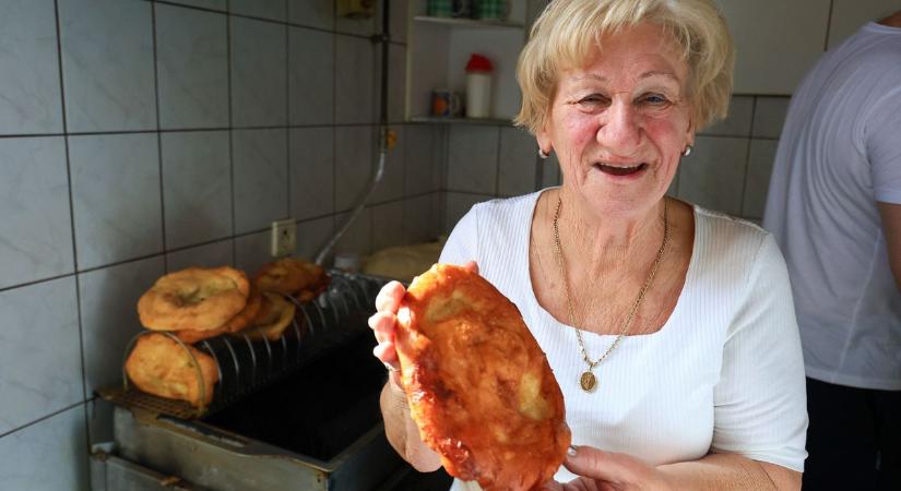 Ahol a legdrágább lángos is olcsó! Gizi néni nem foglalkozik a trendekkel