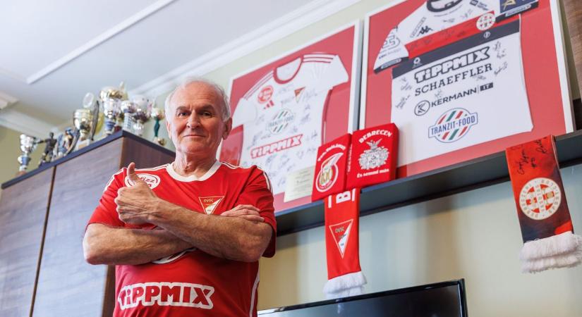 Több mint 50 év hűség: Nagy József szurkolóként az életét szentelte a DVSC-nek - videóval