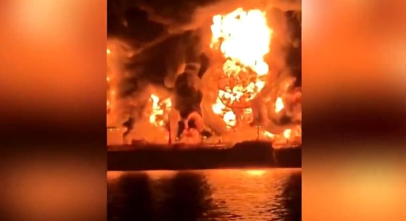 Iraki tankerek gyulladtak ki a Perzsa-öbölnél, újra kilőtt az olaj ára